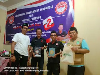 FPII Lampung Terima Alqur,an Dari LPNU DKI Jakarta Melalui Program “Alqur,an For Legacy”