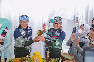 Kang Emil dan Bima Arya Resmikan Kampung Perca Sindangsari