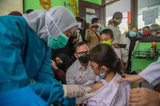 Vaksinasi Covid-19 Usia 6-11 Tahun di Kota Bogor Sasar 100.862 Anak