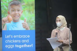 Anak Berpotensi Stunting di Kecamatan Bogor Timur Terima Bantuan Telur