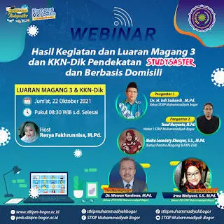 STKIP Muhammadiyah Bogor Gelar Webinar Melalui Zoom Meeting