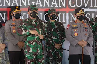 Serbuan Vaksinasi Sasar 15.000 Warga Banyuwangi Dihadiri Panglima TNI dan Kapolri