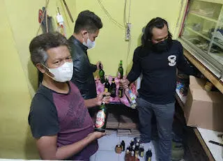 Polres Majalengka Amankan Puluhan Miras Berbagai Merek