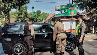 Polres Ponorogo Sasar Pelanggar Prokes
