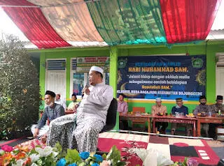MI Nurul Huda Raga Jaya Memperingati Maulid Nabi