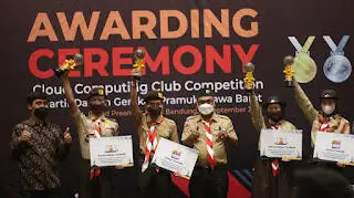 Pramuka Kota Bogor Sabet 2 Juara Terbaik Cloud Computing Club Competition Kwarda Jabar