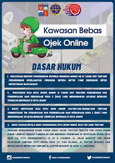Seputaran SSA Ojek Online di Kota Bogor Dilarang ‘Mangkal’