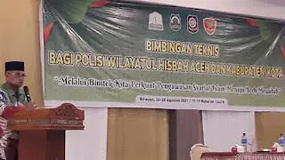 Bimtek Polisi Wilayatul Hisbah Penerapan Bireuen Sebagai Kota Santri