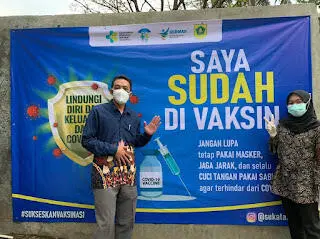 Warga Desa Sukatani Antusias Laksanakan Vaksin