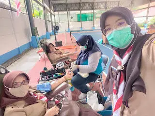 Aksi Donor Darah di Hari Pramuka ke-60