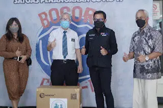 LDS Charities Sumbang 1.250 Alat Tes Swab Antigen
