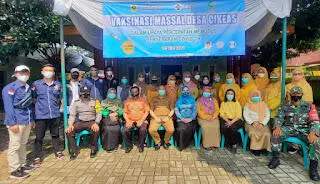 159 Warga Desa Cikeas di Vaksin