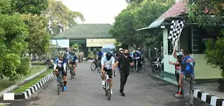 Sambangi Kodim 0802/ Ponorogo, Pangdam V/Brawijaya Nggowes Bersama