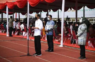 Jokowi Minta Pemkab Bogor Lanjutkan Percepatan Vaksinasi