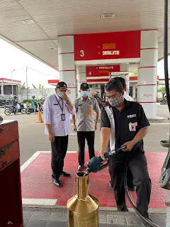 Jelang Idul Fitri, Disperdagin Kota Bogor Sidak SPBU
