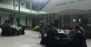 Dandim 0621/Kab. Bogor Ingatkan Anggotanya Jaga Stamina dalam Menjalankan Ibadah Puasa
