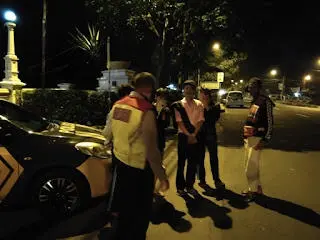 Polsek Bogor Barat Bubarkan Kerumunan Pemuda