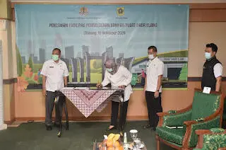 Bupati Bogor Tandatangani Peresmian Fasilitas Pengelolaan Sampah dari KLHK