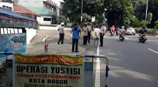 Cegah Klaster Baru Covid-19, Polsek Bogor Timur Gencar Lakukan Gakplin Mandiri