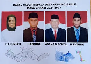 4 Balon Kades Gunung Geulis Resmi Ditetapkan