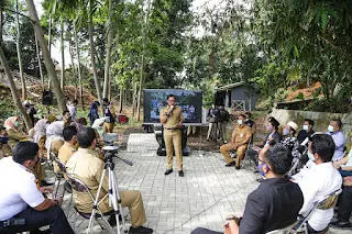 Walikota Bogor Targetkan Jajarannya Benahi 6 Kampung Secara Total Setiap Tahun
