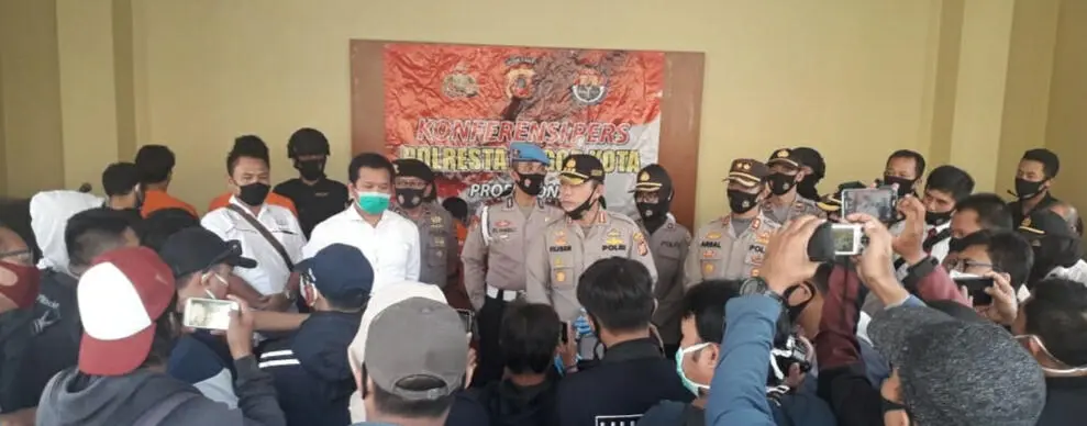 Satreskrim Bogor Kota Ringkus Lima Orang Genk Motor dan dua Pelaku Tawuran