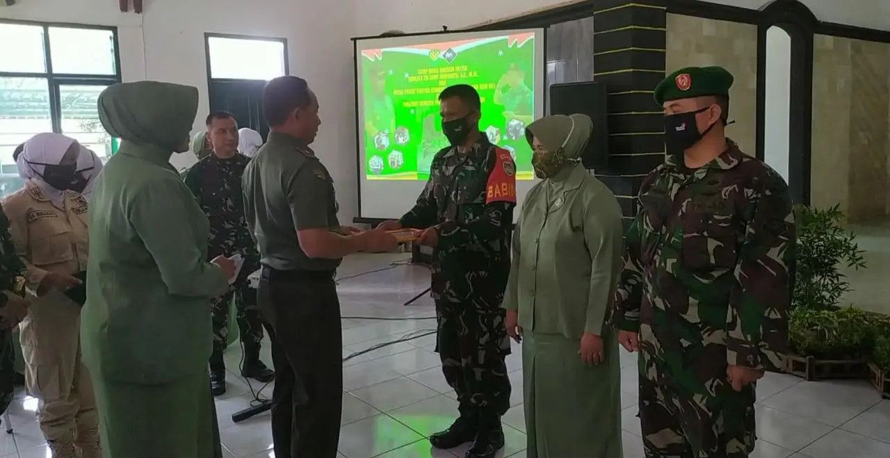 Danrem 061/SK dan Ketua Persit Lakukan Kunker ke-Kodim 0608/Cianjur